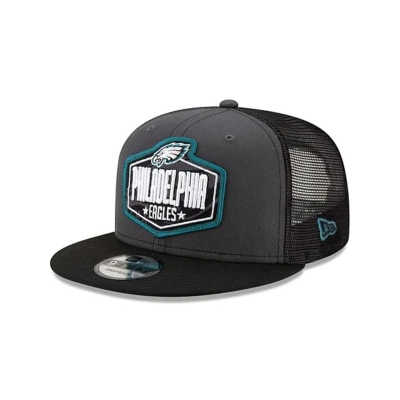 Sapca New Era Philadelphia Eagles NFL NFL Draft 9FIFTY Snapback - Gri